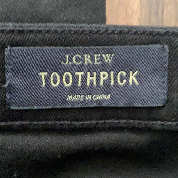 🌻HP🌻NWOT J.Crew Toothpick distressed jeans, 26 - Picture 11 of 13
